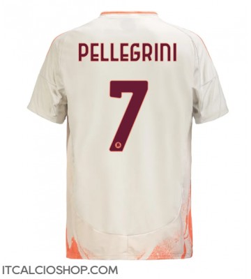 AS Roma Lorenzo Pellegrini #7 Seconda Maglia 2024-25 Manica Corta